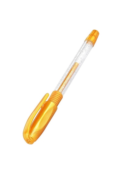 Simli Jel Kalem Altın Sarı 1.0 MM 1 Adet Glitter Gel Simli Tükenmez Kalem Altın Gold Renk