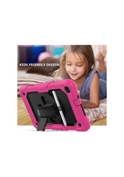 Zengemtx Newface Samsung Uyumlu Galaxy T290 Tab A 8 Kılıf Pars Tablet Kapak - Pembe