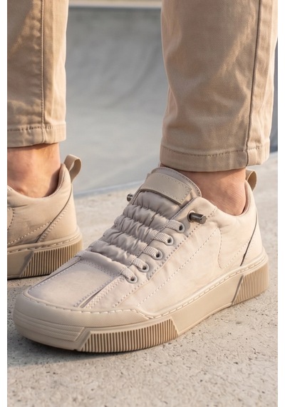In Step Citycomfort Kahve Kapitone Dokulu Modern Erkek Sneaker
