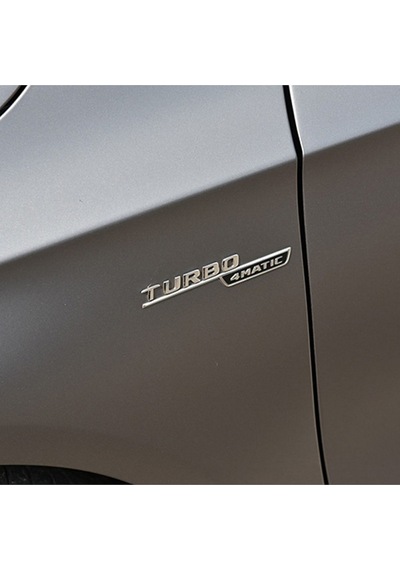 Turbo 4 Matic Çamurluk Logo Arma Abs Krom Ithal Car Logo Arma