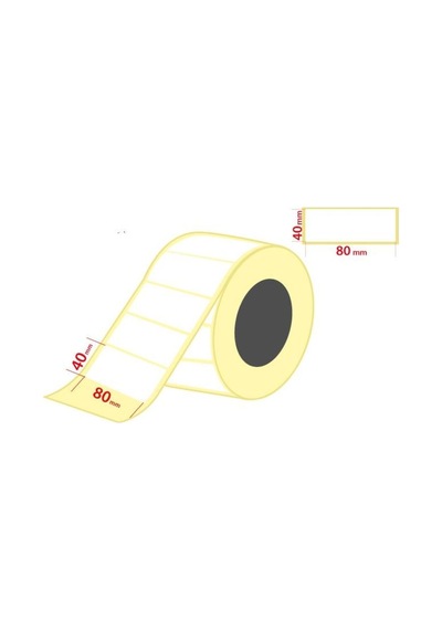 Termal Etıket Rulosu 40x80 1000 Lı Diğer