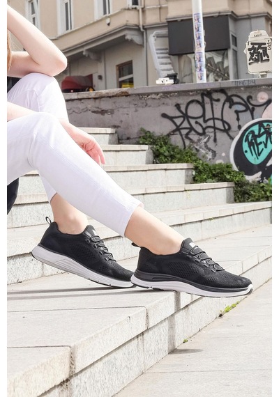 Jump 29920 Memory Foam Taban Unisex Spor Ayakkabı Sıyah-beyaz Sıyah - Beyaz