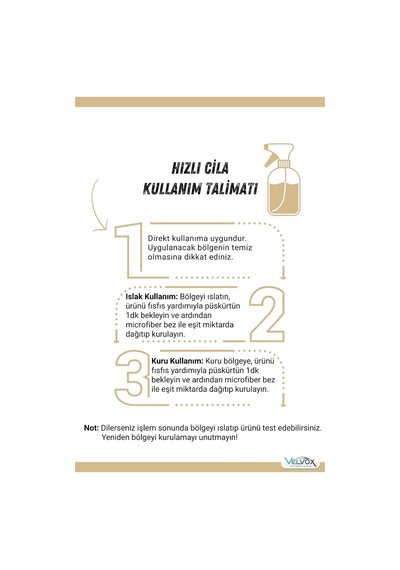 Velvox Seramik Katkılı Hızlı Cila 500 Ml Oto Cila & Quick Wax Hidrofobik Koruma, Çizik Kapama, Alman Kalitesi
