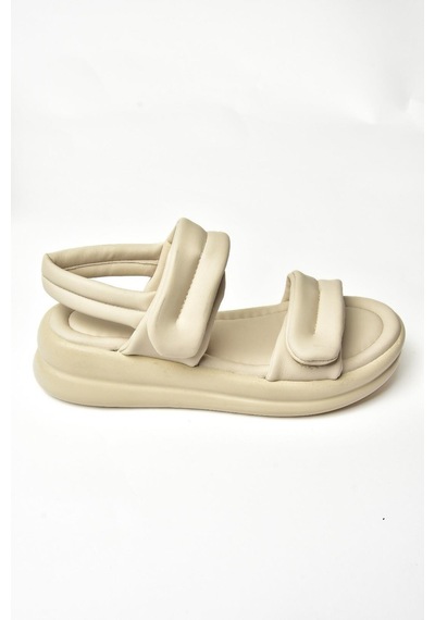 Fox Shoess973910409 Bej Kadın Sandalet Bej