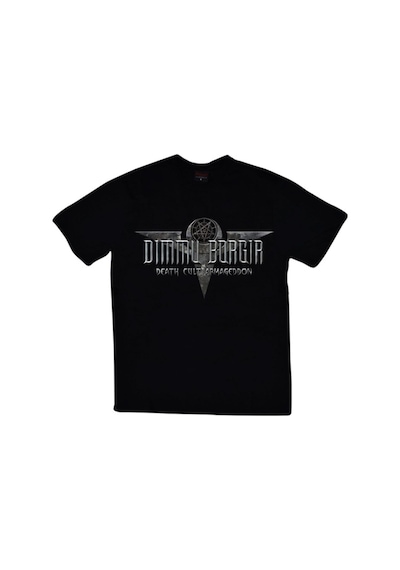 Stoned&Fame Erkek Siyah Dimmu Borgir Baskılı T-shirt SIYAH