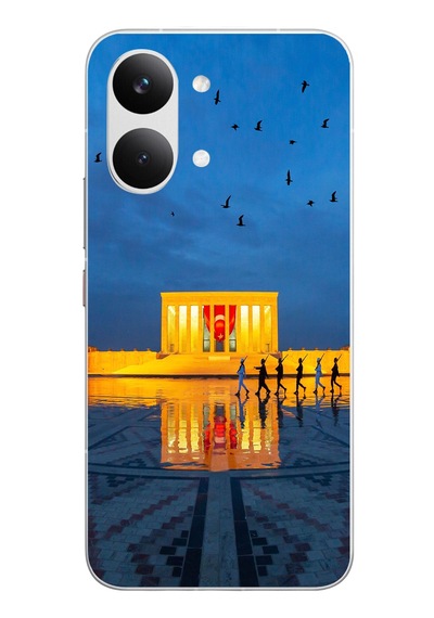 Poco X8 Pro Max Uyumlu Anıtkabir Baskılı Silikon Kılıf Renkli