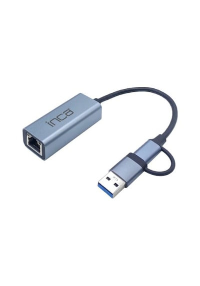 Inca Iutp-01tx Alüminyum 1000mbps Usb 3.0 Ve Type-c 3.1 Çevirici