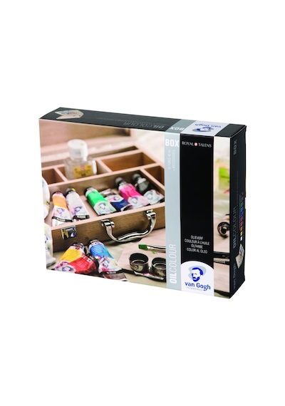 Van Gogh Basic Box Ahşap Çantalı Yağlıboya Seti