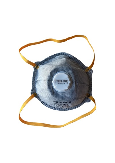 Steelpro 2870cv Ffp2 Nr Aktif Karbonlu Konik Maske 10 Adet-kutu
