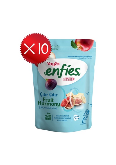 Yayla Enfies Freeze Dried Fruit Harmony 15 G X10