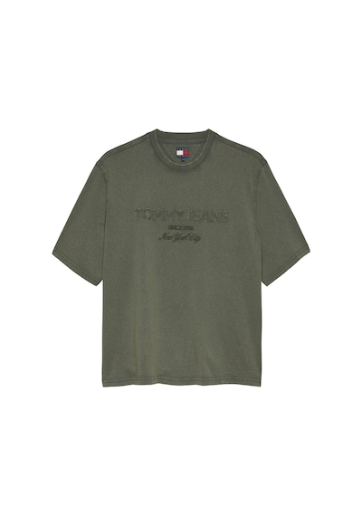 Tommy Jeans Erkek Tişört-dm0dm22330-12823 Yeşil