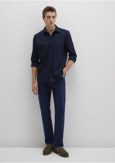 Mavi Slim Fit Lacivert Erkek Gömlek M0211656-80872 Lacivert