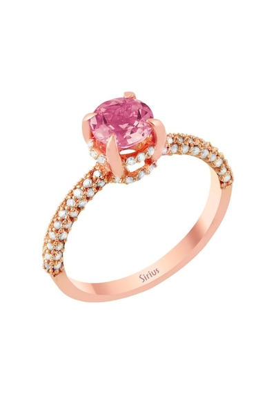 Sirius Pırlanta Pembe Turmalin Taşlı Pırlantalı Yüzük 0841R0002