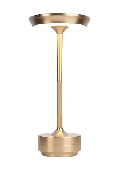 Toronto Şarjlı Masa Lambası Gold Dokunmatik Ct-8438