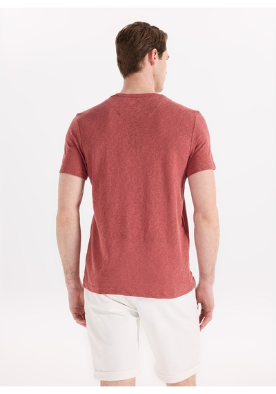 Fabrika Kiremit Erkek Pamuklu T-shirt F6sm-tst 2900