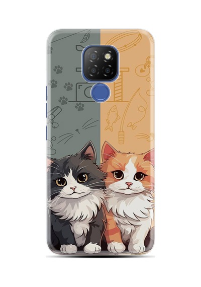 General Mobile Gm9 Pro Kılıf Boutique Baskılı Resimli İkiz Kediler Pcode -086