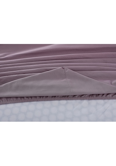 Colourful Fitted Çarşaf Çift Kişilik - Lila