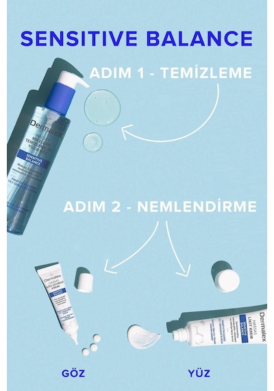 Dermalex Sensitive Balance Hassas Micellar Temizleme Jeli