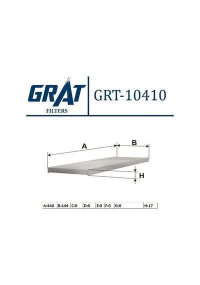 Grat 10410 Polen Filtresi 6447sy