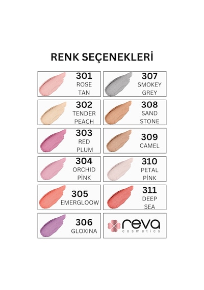 Reva Vegan Krem Göz Farı 311