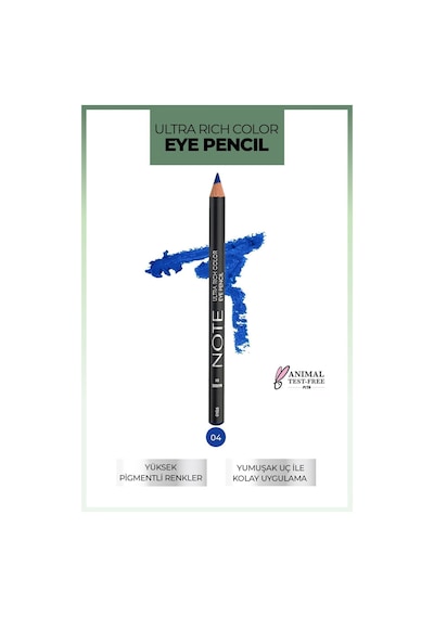 Note Cosmetique Ultra Rich Color Göz Kalemi 04 Marine - Antrasit Mavi