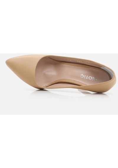 Hotiç Hakiki Deri Naturel Kadın Stiletto 01ayh274880a330 Ten Rengi