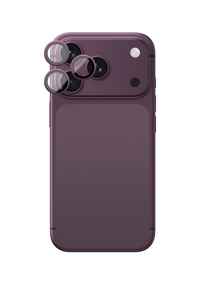 Apple iPhone 18 Pro Uyumlu Amazingthing Titan Vision Sapphire Ar Kamera Lens Koruyucu Aparatlı Mor