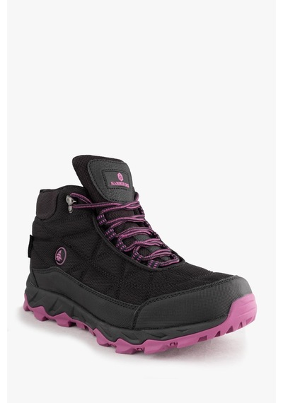 Hammer Jack Su Geçirmez Vectör Siyah Pembe Kadın Outdoor Bot-Siyah
