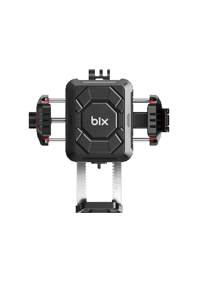 Bix Bmph04 Ayna Bağlantılı 360 Derece Ayarlanabilir 4 -7 Telefonlar İle Uyumlu Titreşim Önleyici Motosiklet Bisiklet Telefon Tutucu Siyah