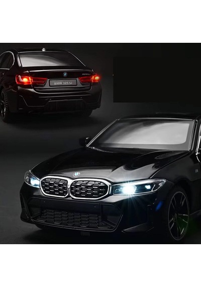 Bmw 325i Lcı 1:24 Ölçek Metal Model Araba - Açılır Kapılı, Sesli & Işıklı