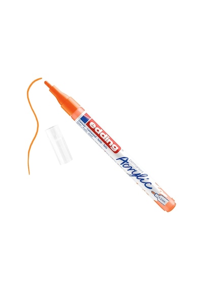 Edding 5300 Akrilik Marker Kalem 1-2 Mm 066 Fosforlu Turuncu