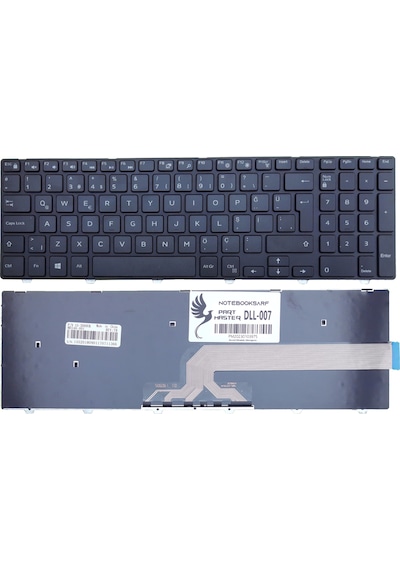 Dell Uyumlu Inspiron 15-5548, 15-5559, 17-5748 Klavye (Siyah)