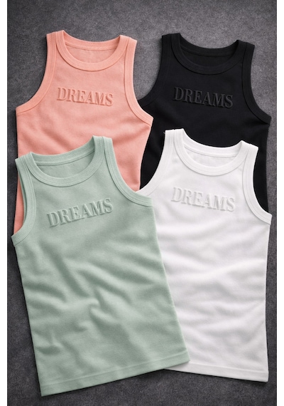Demirsa Boutique Halter Yaka 4'lü Pudra, Yeşil, Siyah Ve Beyaz Renk Modal Kaşkorse Kadın Atlet Pudra-yeşil-siyah-beyaz Demirsa Boutique Halter Yaka 4'lü Pudra, Yeşil, Siyah Ve Beyaz Renk Modal Kaşkorse Kadın Atlet Pudra-yeşil-siyah-beyaz