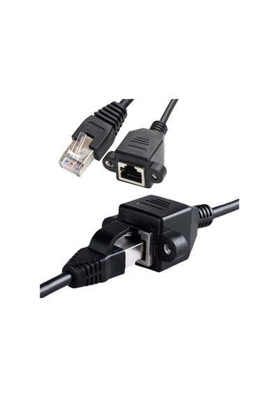 Rj45 Panel Tipi Ethernet Uzatma Kablosu Cat5e/cat6 2m