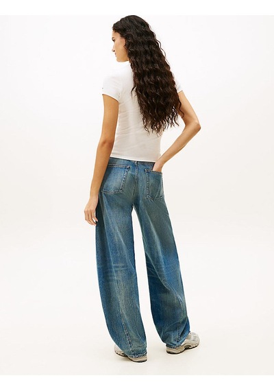 Tommy Hilfiger Tjw Slim Logolu T-shirt-12839 Beyaz