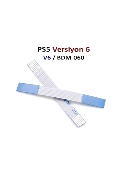 Ps5 V6 Kol Tetik Flex L1 L2 R1 R2 Omuz Tuşu Kablo Seti Versiyon 6 Uyumlu Bdm-060 Yedek Parça Beyaz