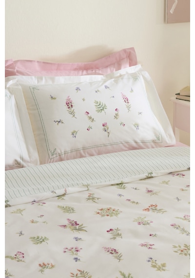 Karaca Home Le Mans %100 Pamuk Tek Kişilik Nevresim Takımı Pembe Pembe