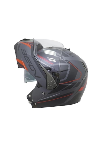 Beon B700 Air Tek Çene Açılır Vizörlü Kask Kırmızı - Siyah
