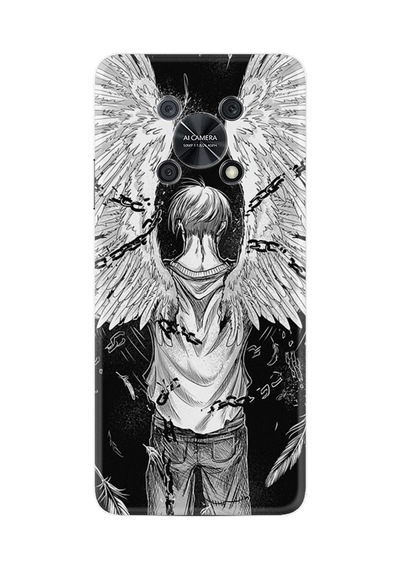 Huawei Nova Y90 Kılıf Resimli Desenli Silikon Platinium Series Angel 1883