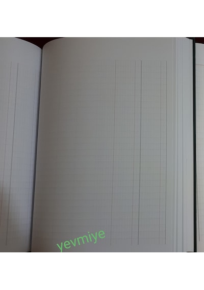 Ticari Defter Yevmiye Defteri 25 X 35 Cm 100 Yaprak 90 Gr Kağıt