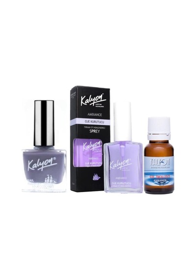 Kalyon Oje 309 + Oje Kurutucu Sprey 17 ML + Oje Çözücü