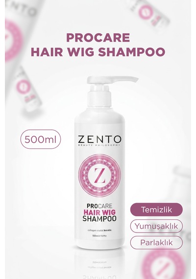 Zento Pro Care Haır Wıg Shampoo 500 Ml Tüm Saçlar