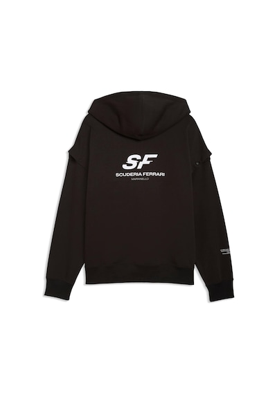 Puma Scuderıa Ferrarı Premıum Erkek Geniş Kesim Kapüşonlu Sweatshırt 634226 01 Siyah