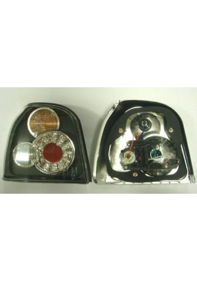 Volkswagen Golf 3 92/98 Modifiye Stop Lambası Sağ/sol Set 2 Parça Ledli Siyah Tyc - Diğer Oto Elektrik