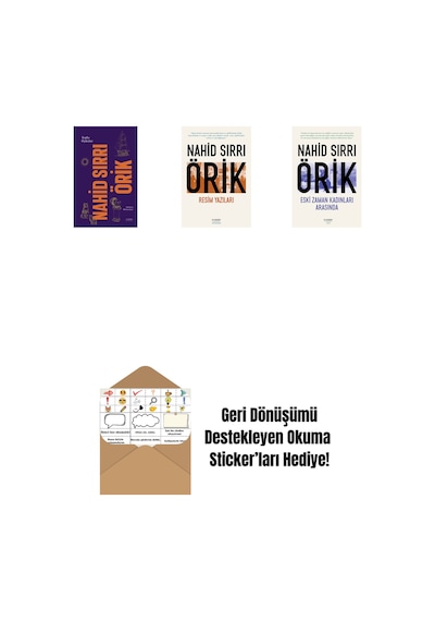 Nahid Sırrı Örik - Toplu Öyküler Ciltli + Resim Yazıları + Eski Zaman Kadınları Arasında + Okuma Sticker'ları