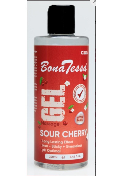 Bona Tessa Gel Vişneli Masaj Yağı 250 Ml