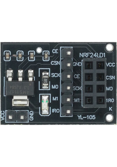 NRF24L01 Adaptör Kart NRF24L01+PA+LNA 8 Pin Dönüştürücü Devre 12 V