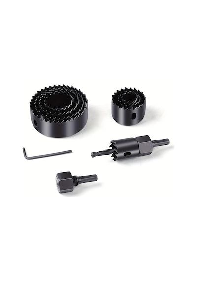 Dmax Dmx-4125 Buat Açma Panç Seti 19-22-29-32-38-44-51-64mm 11in1 Pls Metal Ahşap Alçıpan Pvc diğer