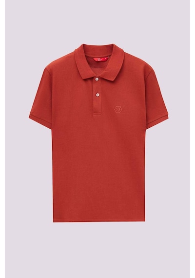 D's Damat Ds Damat Regular Fit Kiremit Pike Dokulu %100 Pamuk Kıvrılmaz Polo Yaka Nakışlı T-shirt 4HC14ORT51000 Kiremit D's Damat Ds Damat Regular Fit Kiremit Pike Dokulu %100 Pamuk Kıvrılmaz Polo Yaka Nakışlı T-shirt 4HC14ORT51000 Kiremit