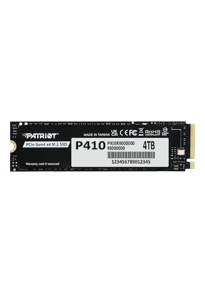 Patriot P410 500gb 5000/2300mb/s Pcıe Gen4 X4 Nvme 1.4 M.2 Ssd Adad6ptr0032